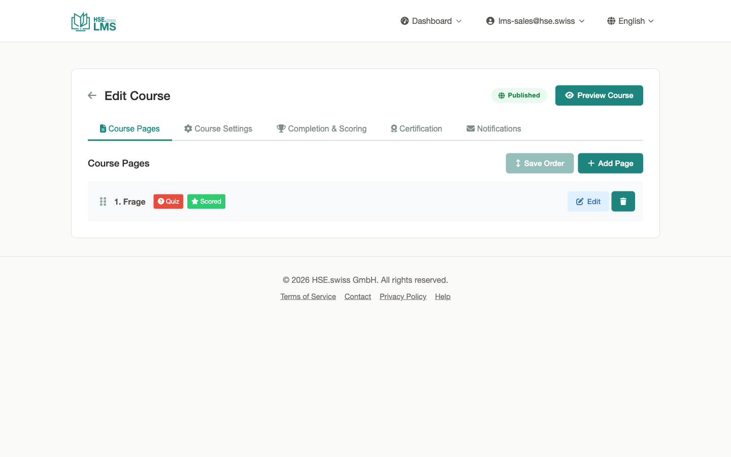 Kurs-Editor